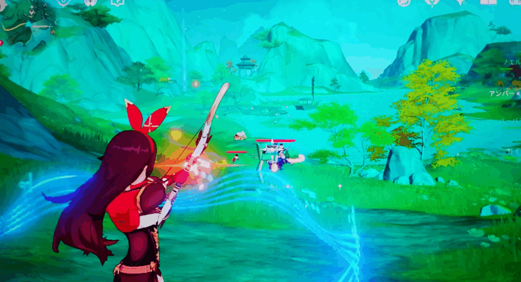 ACEMAGIC K1で原神をプレー中